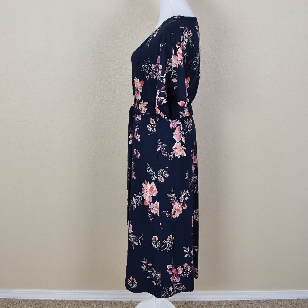 J. Jill Botanical Bunches Floral Midi Dress - S - Picture 4 of 8